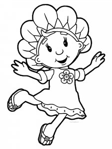 Fifi and the Flowertots coloring page 2 - Free printable