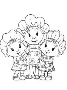 Fifi and the Flowertots coloring page 25 - Free printable