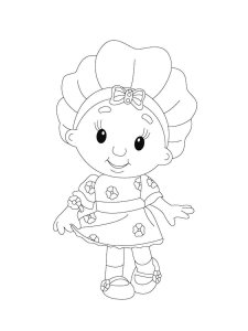 Fifi and the Flowertots coloring page 4 - Free printable