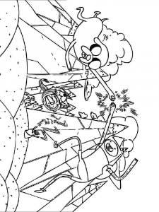 Finn and Jake coloring page 10 - Free printable