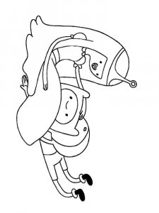 Finn and Jake coloring page 11 - Free printable