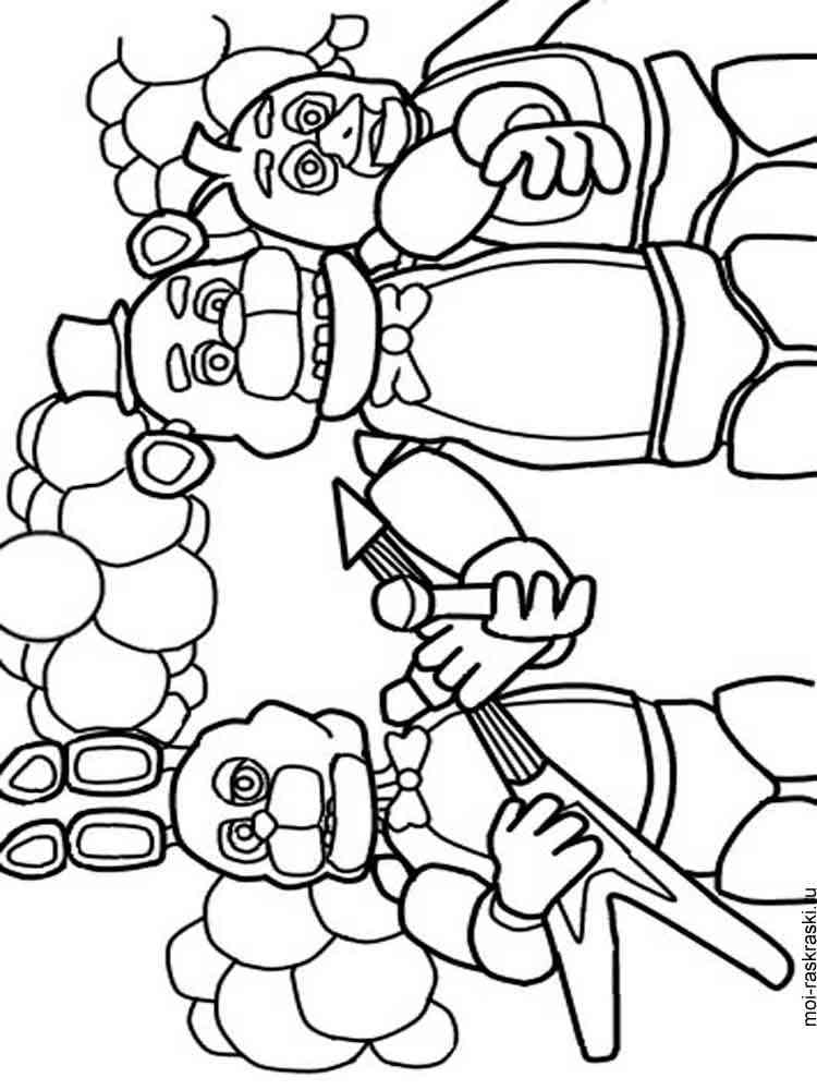 5 Nights At Freddys Coloring Pages Loose Coloring Pages