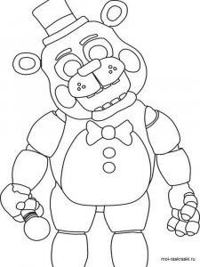 Five Nights at Freddy's coloring page 3 - Free printable