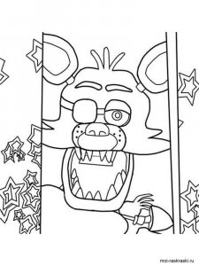 Five Nights at Freddy's coloring page 4 - Free printable