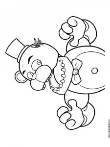 Five Nights at Freddy's coloring page 6 - Free printable