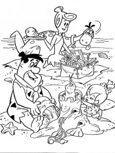 Flintstones coloring page 17 - Free printable