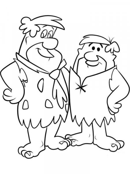 The Flintstones coloring pages