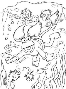 Fraggle Rock coloring page 6 - Free printable