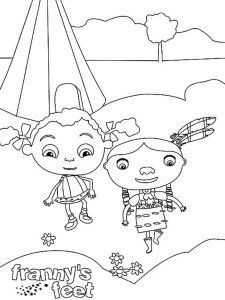 Franny's Feet coloring page 10 - Free printable