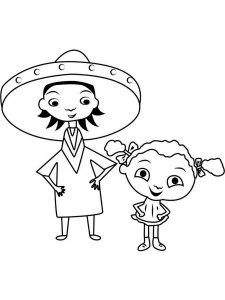 Franny's Feet coloring page 4 - Free printable