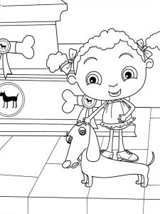 Franny's Feet coloring page 9 - Free printable