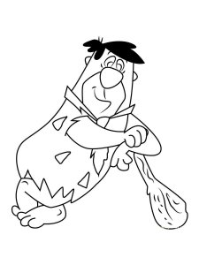 Fred Flintstone coloring page 8 - Free printable
