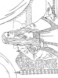 Game of Thrones coloring page 3 - Free printable