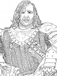 Game of Thrones coloring page 28 - Free printable