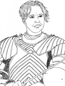 Game of Thrones coloring page 25 - Free printable