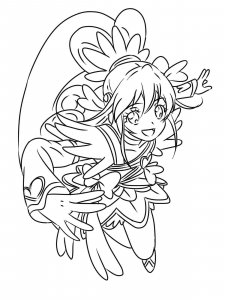 Glitter Force coloring page 10 - Free printable