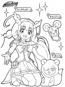 Glitter Force coloring page 11 - Free printable