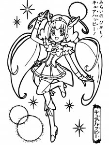 Glitter Force coloring page 15 - Free printable