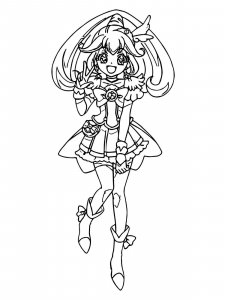 Glitter Force coloring page 16 - Free printable