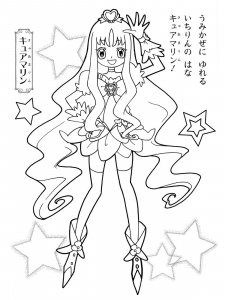 Glitter Force coloring page 17 - Free printable