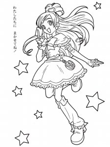 Glitter Force coloring page 19 - Free printable