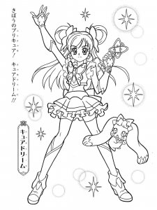 Glitter Force coloring page 5 - Free printable