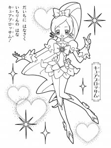 Glitter Force coloring page 7 - Free printable