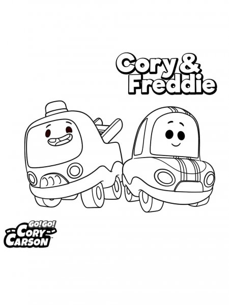 Go Go Cory Carson coloring pages - Go Go Cory Carson Coloring Page 4