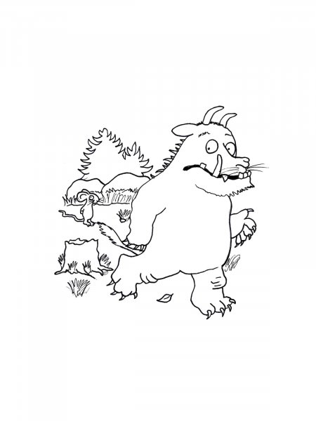 Gruffalo coloring pages - Gruffalo Coloring Page 1