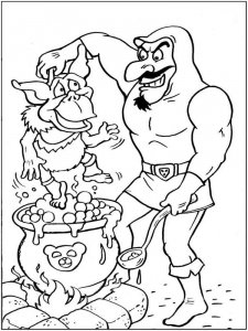 Adventures of the Gummi Bears coloring page 18 - Free printable