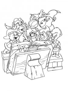 Adventures of the Gummi Bears coloring page 36 - Free printable