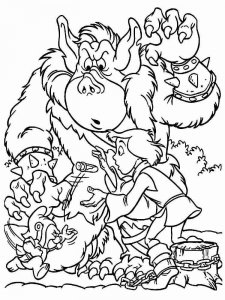 Adventures of the Gummi Bears coloring page 41 - Free printable