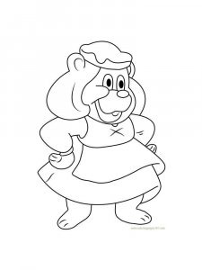 Adventures of the Gummi Bears coloring page 42 - Free printable
