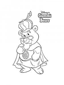Adventures of the Gummi Bears coloring page 6 - Free printable