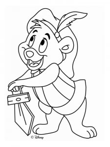 Adventures of the Gummi Bears coloring page 44 - Free printable