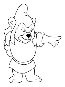 Adventures of the Gummi Bears coloring page 46 - Free printable