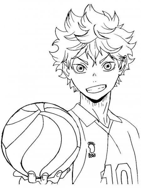 Haikyuu coloring pages