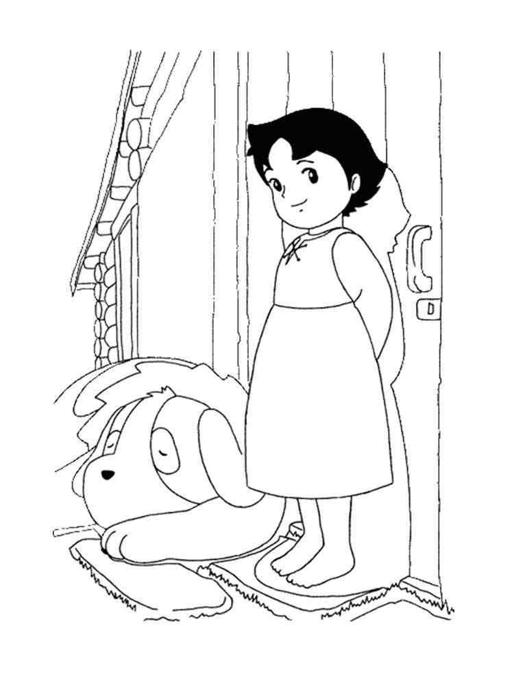 Free Heidi coloring pages. Download and print Heidi coloring pages