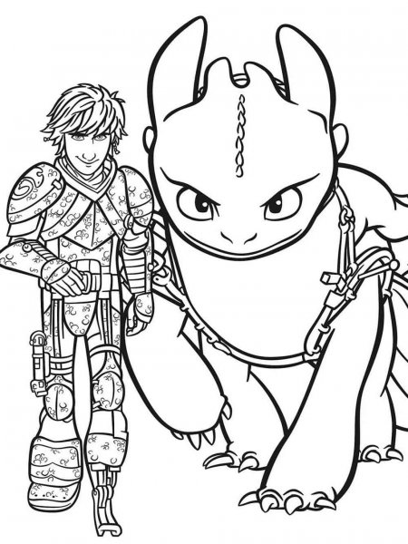 Hiccup coloring pages