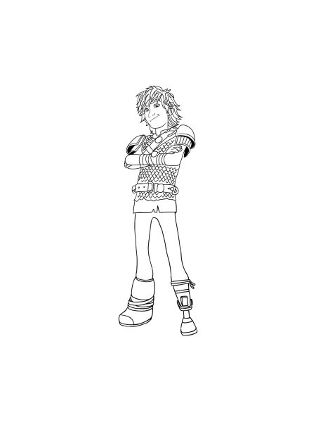 Hiccup coloring pages