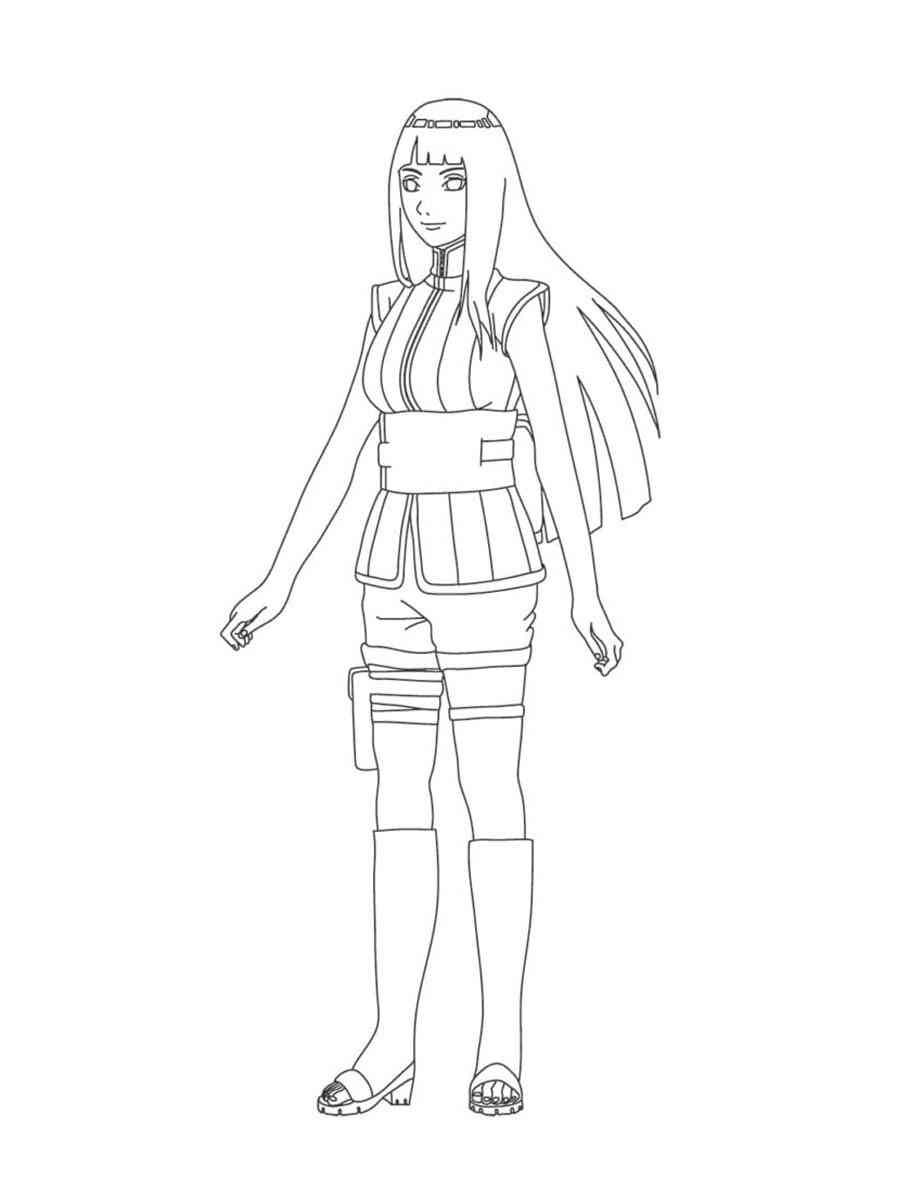 Hyuga Hinata Coloring Pages - Coloring Pages For Kids And Adults