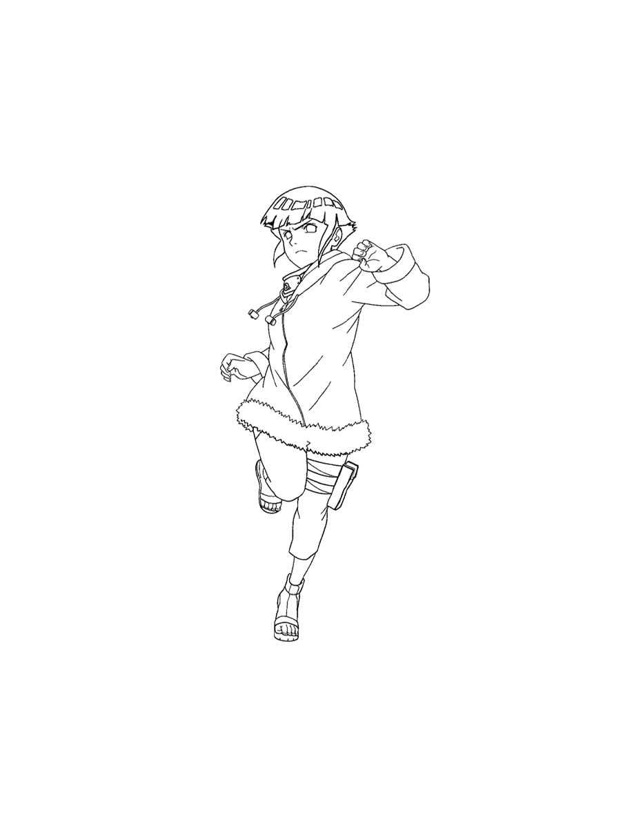 Hyuga Hinata Coloring Pages - Coloring Pages For Kids And Adults in 2023