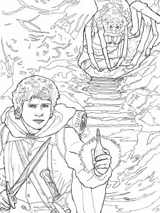 Hobbit coloring page 1 - Free printable