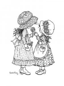 Holly Hobbie coloring page 5 - Free printable