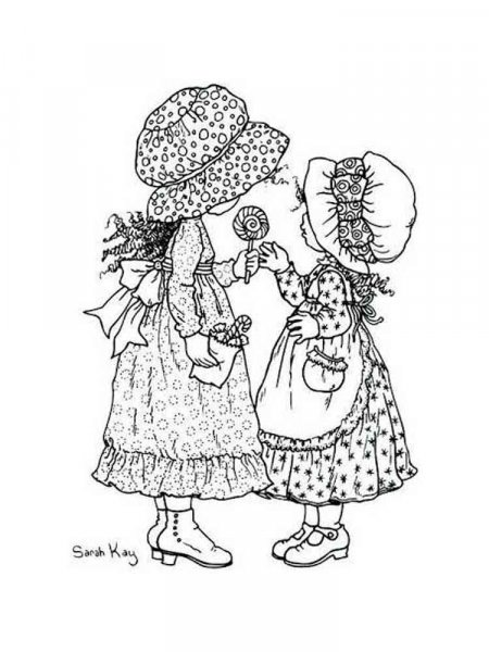 Holly Hobbie coloring pages