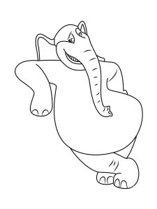 Horton coloring page 3 - Free printable