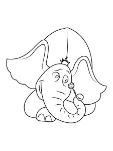 Horton coloring page 7 - Free printable