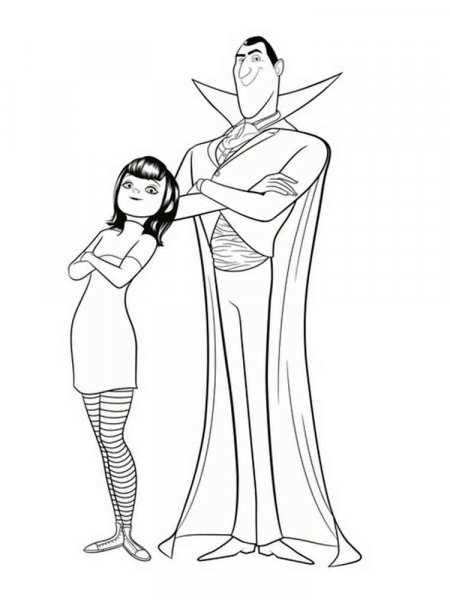 Hotel Transylvania coloring pages