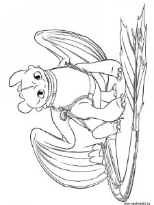 How to Train Your Dragon coloring page 16 - Free printable