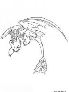 How to Train Your Dragon coloring page 22 - Free printable